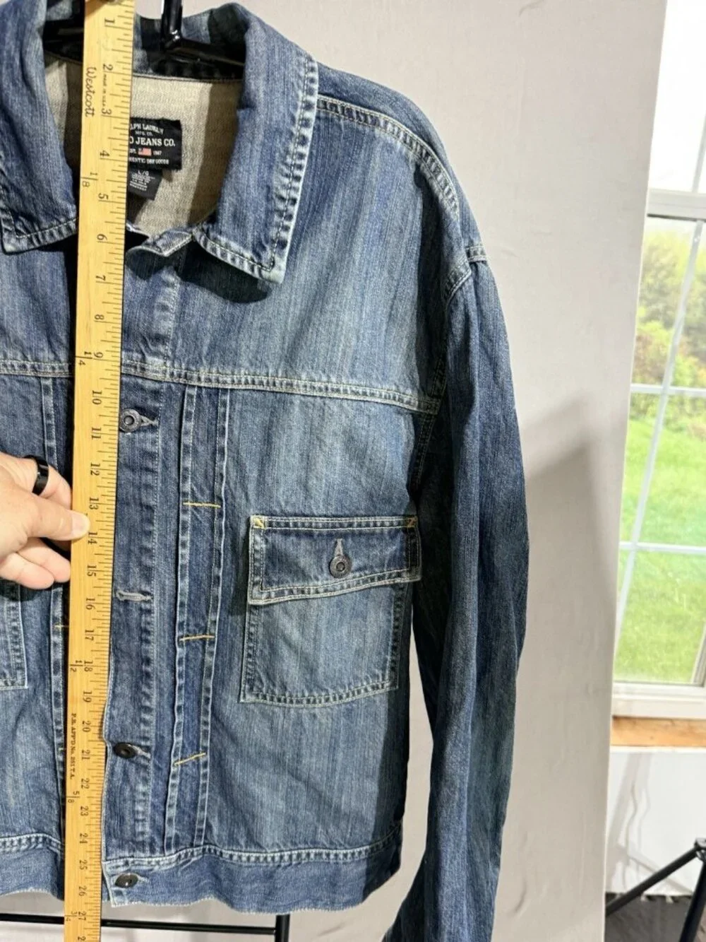 Vintage Polo Jeans Ralph Lauren Jean Denim Trucker Jacket